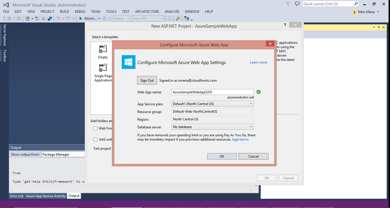 Azure Service Plan