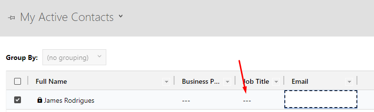 Validation Fail
