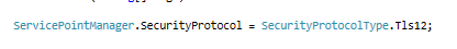 Code Fix for connection error to CRM version 9