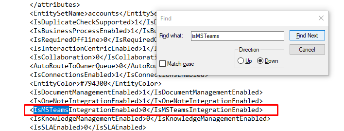 Change XML