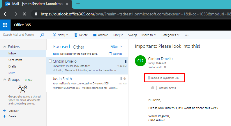 OutlookTrack Email