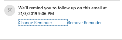 Change or Remove Reminder