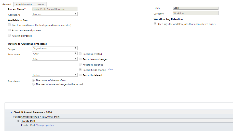 Create Post Worklow 1