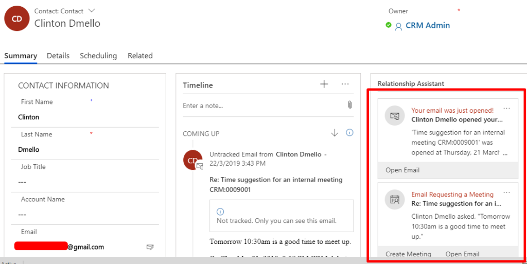 Email Opened Notification
