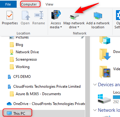 Mapping Network Drive