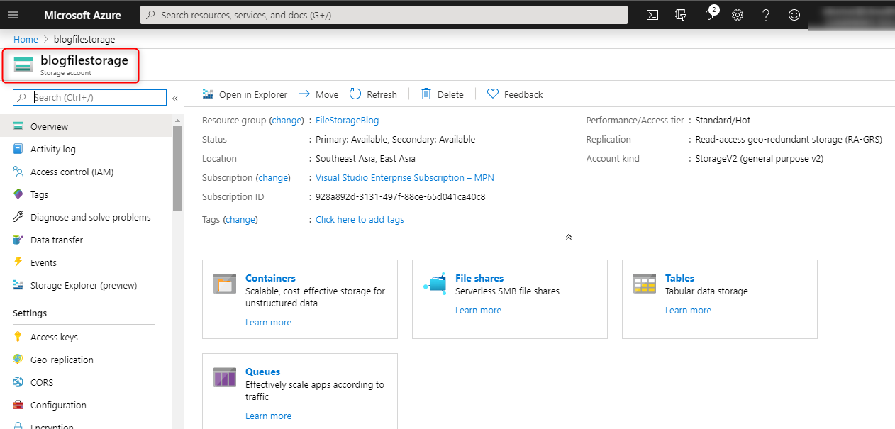 Instance Details