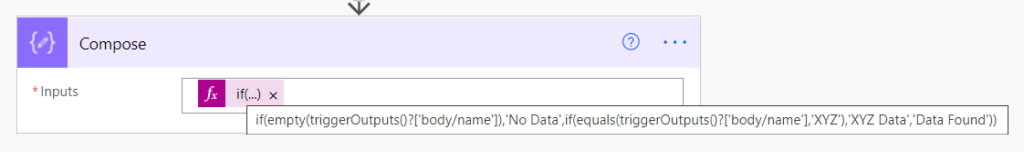 Compose 
Inputs 
Found)) 